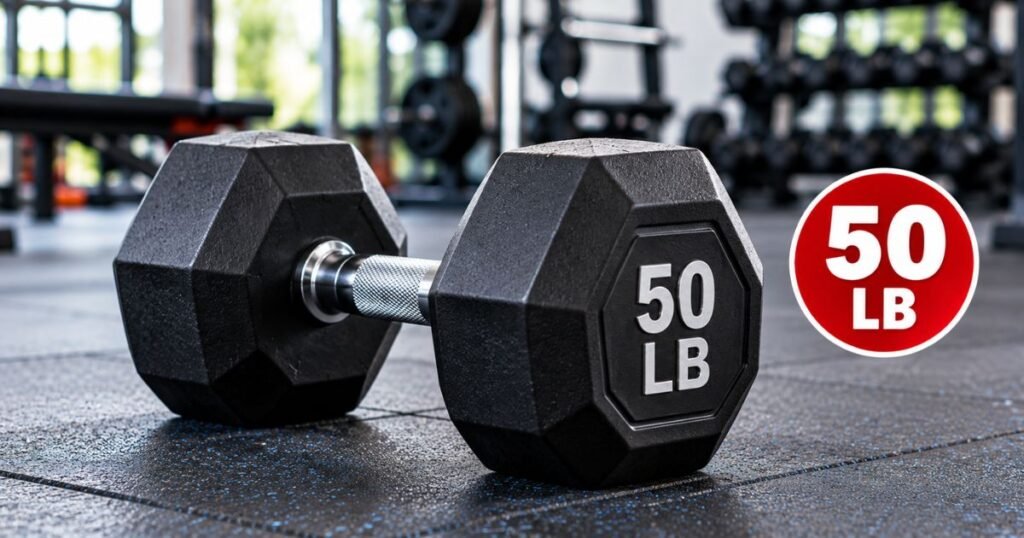 A 50-Pound Dumbbell