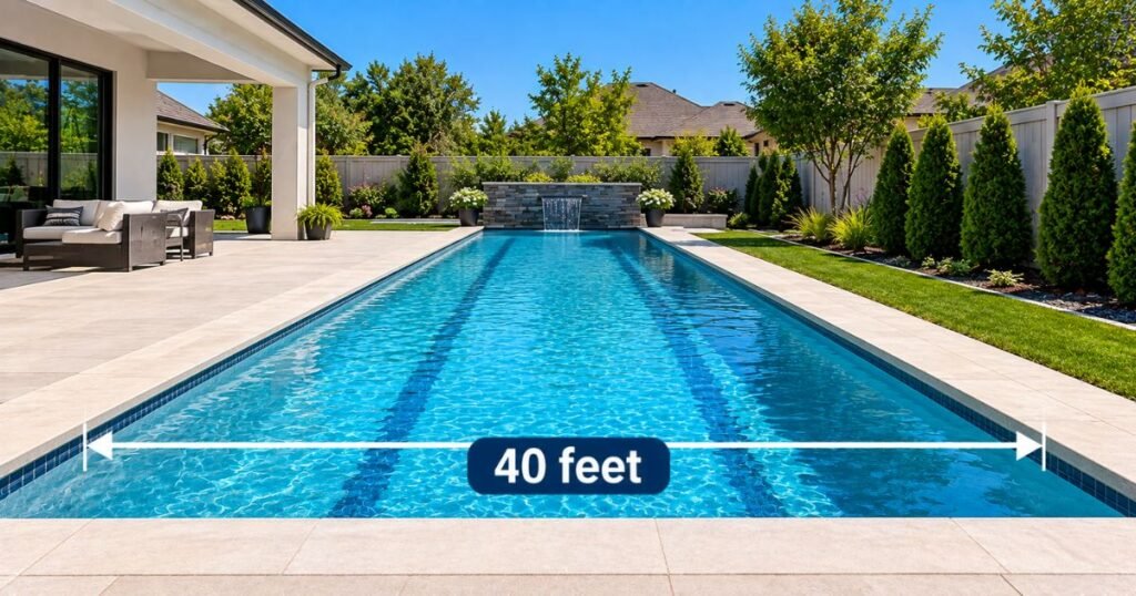 Residential Lap Pool Length